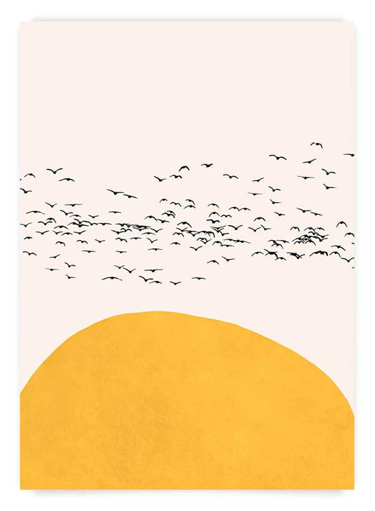 Birds in the sun 1 | Poster