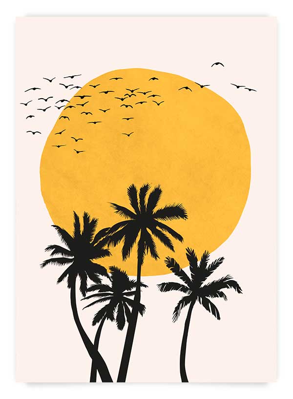 Palms in the sun | Poster