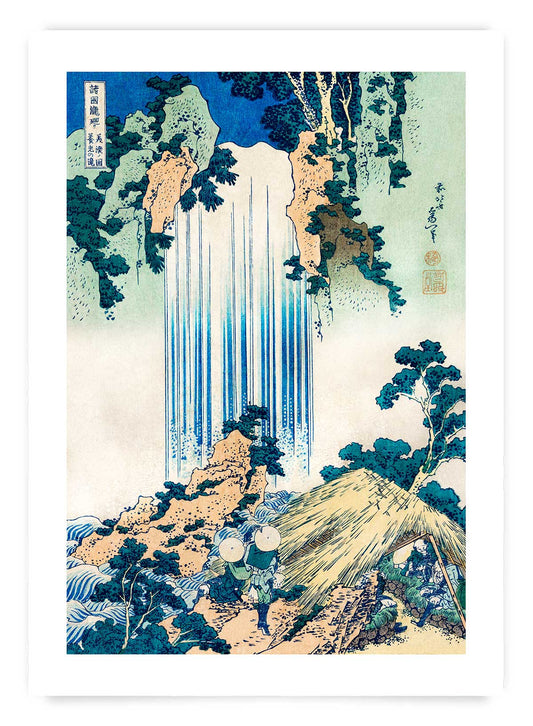 Hokusai Yoro Waterfall | Poster