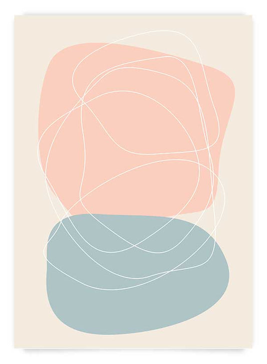 Pastel abstract no.1 | Poster