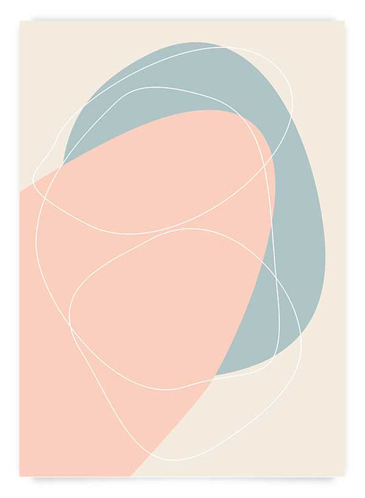 Pastel abstract no.2 | Poster