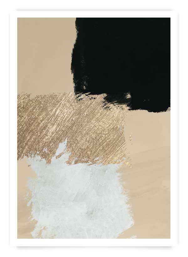 Abstract gold 1 | Poster