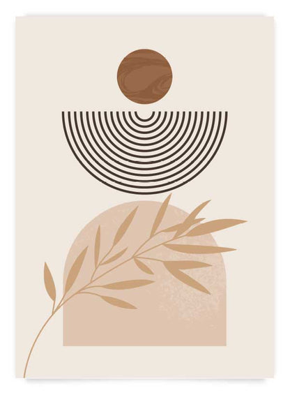 Beige mid century 1 | Poster