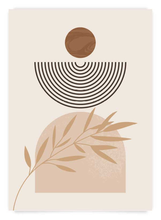 Beige mid century 1 | Poster