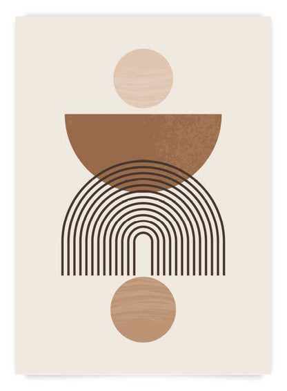 Beige mid century 2 | Poster