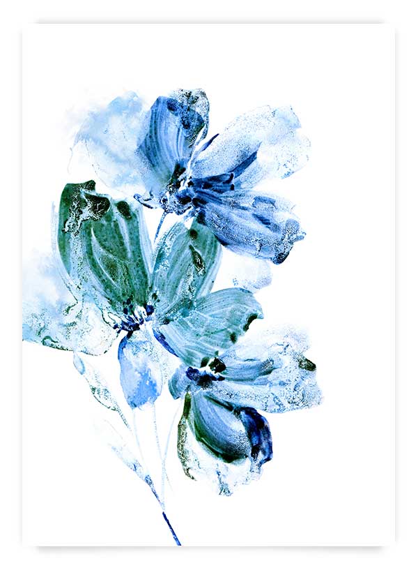 Blue Lily 1 | Poster