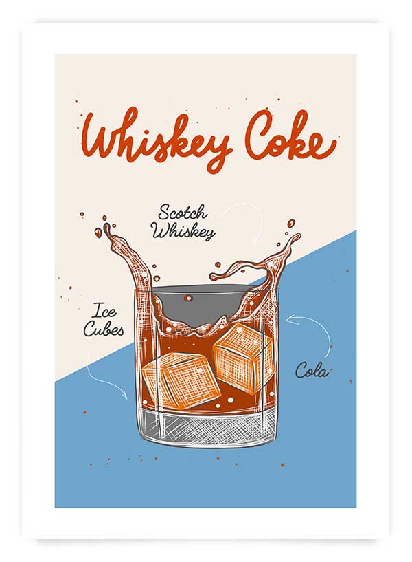 Whiskey coke | Poster