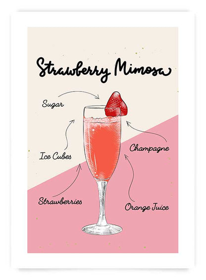 Strawberry Mimosa | Poster