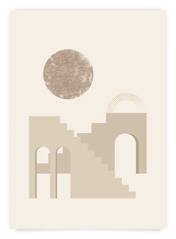 Beige architecture | Poster