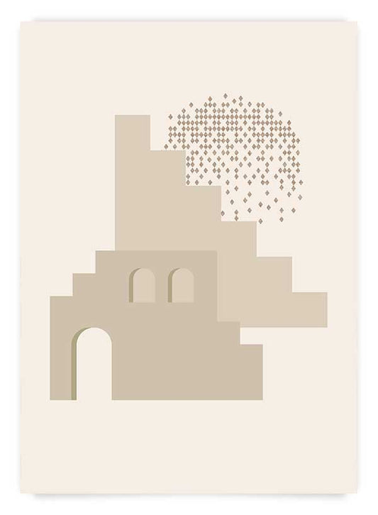 Beige architecture 3 | Poster