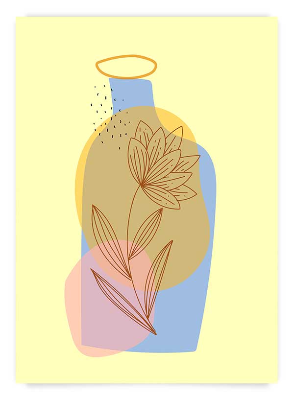 Abstract vase 1 | Poster