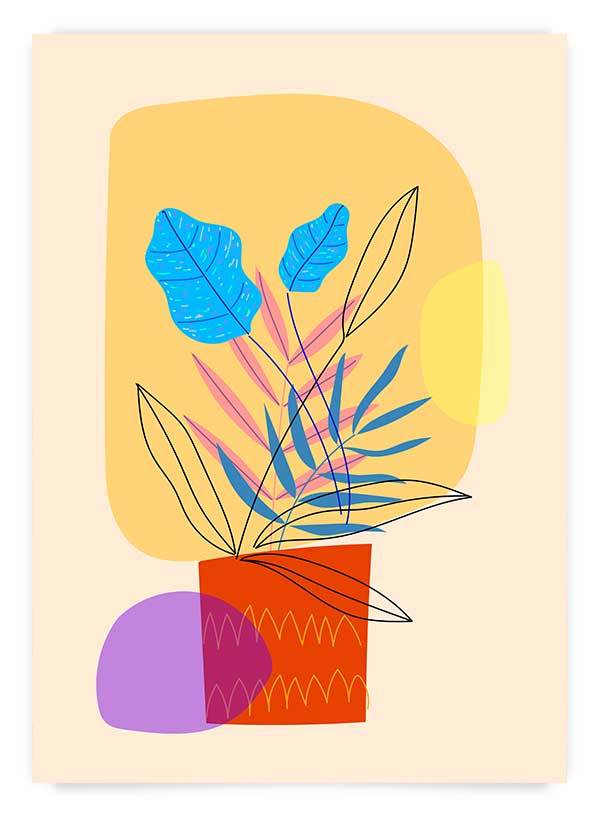 Abstract vase 4 | Poster