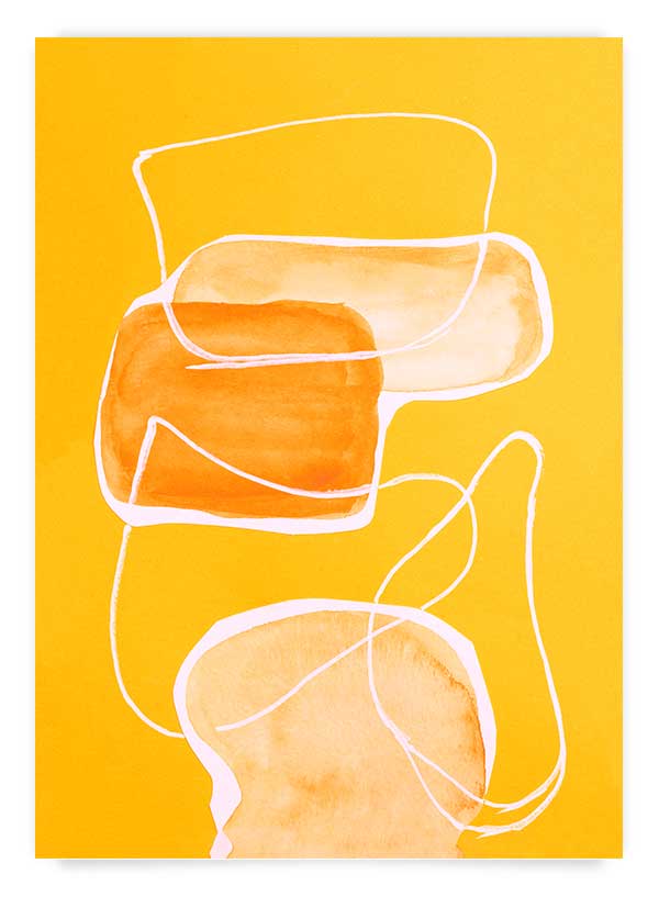 Yellow abstract | Poster