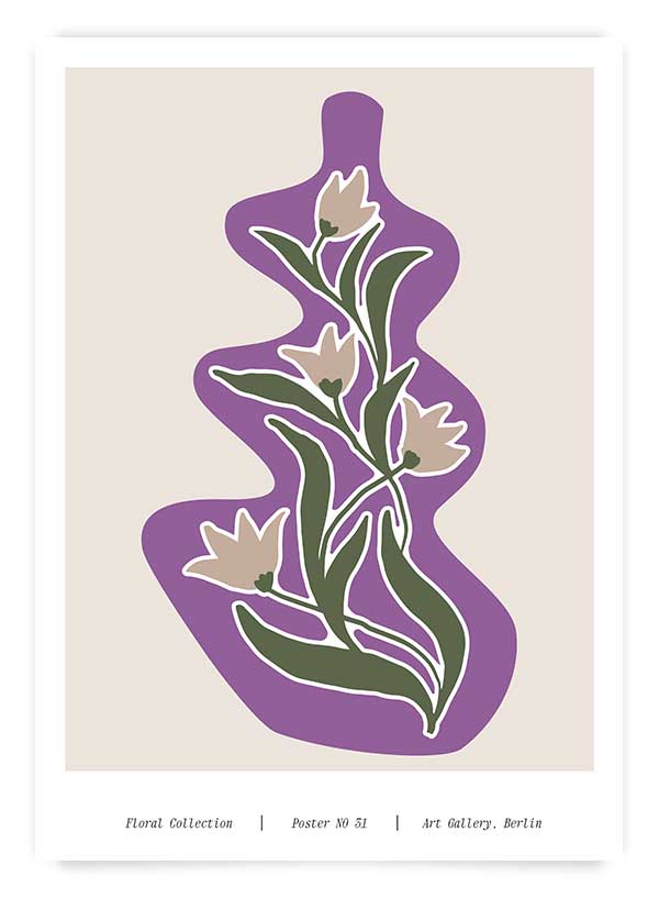 Flower in a vase | Poster
