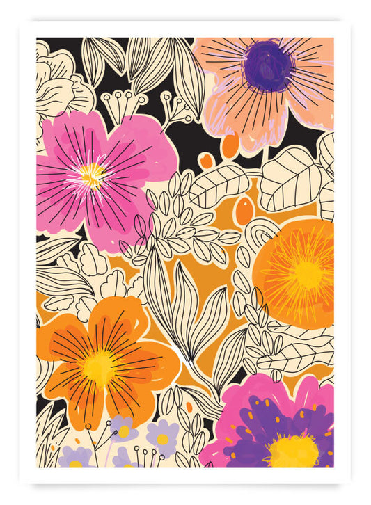 Flower pattern no.1 | Poster