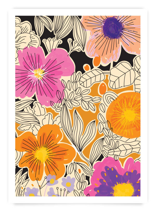 Flower pattern no.1 | Poster