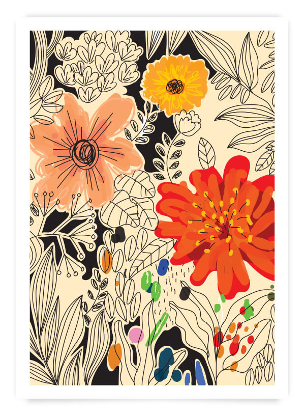 Flower pattern no.2 | Poster