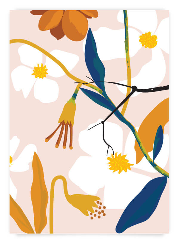 Tropical flowers no.1 | Poster