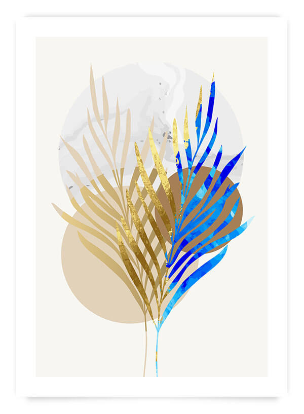 Botanical blue no.3 | Poster