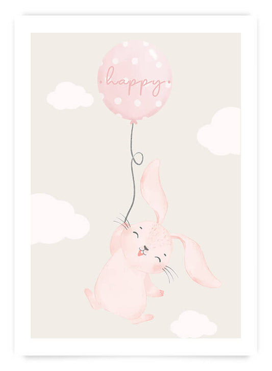 Happy bunny | Poster