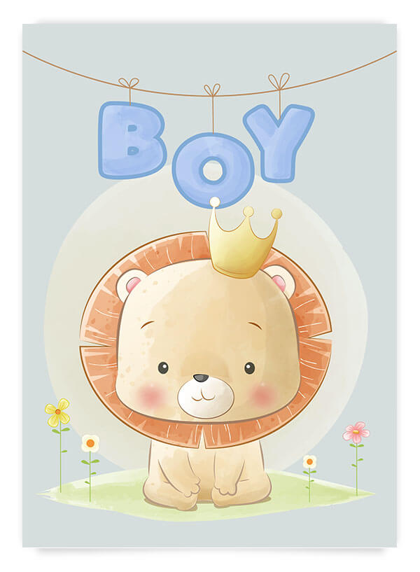 Boy lion | Poster