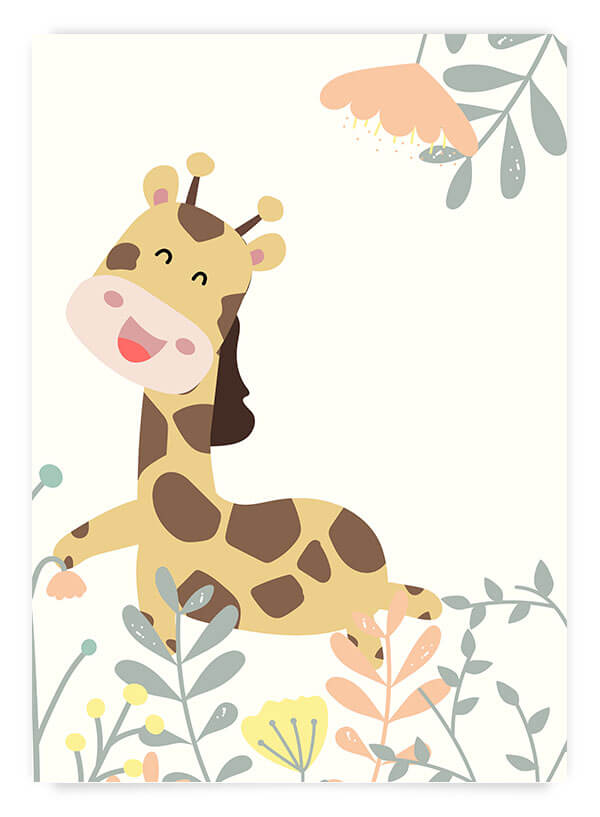 Happy giraffe no.1 | Poster