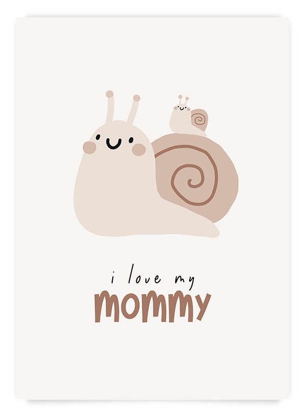 I love mommy | Poster