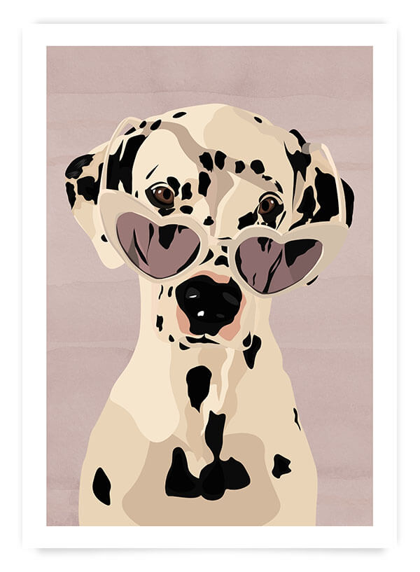 Cute dalmatian | Poster