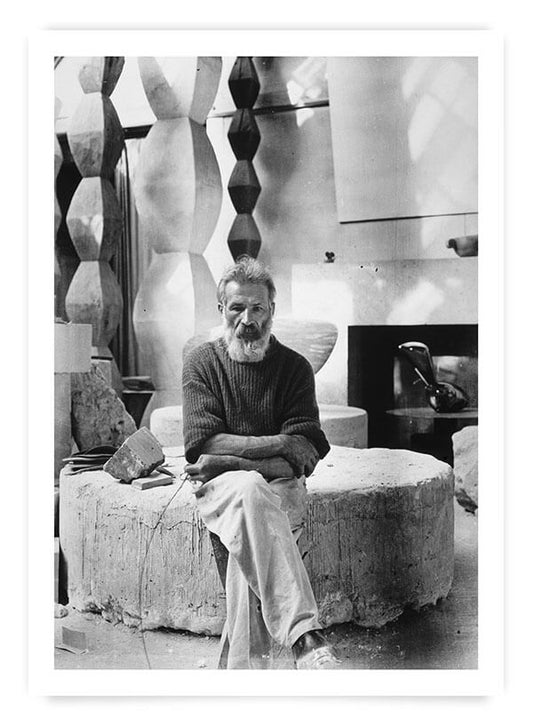 Brancusi in atelier | Poster