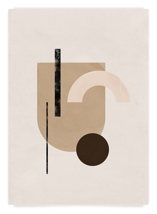 Scandiavian beige no.1 | Poster