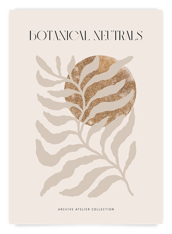 Botanical neutrals no1 | Poster