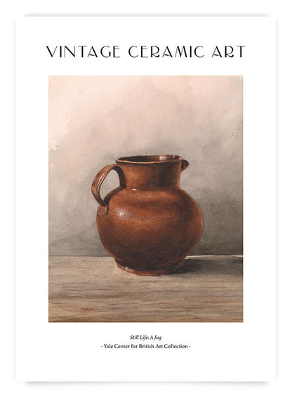 Vintage ceramic art | Poster