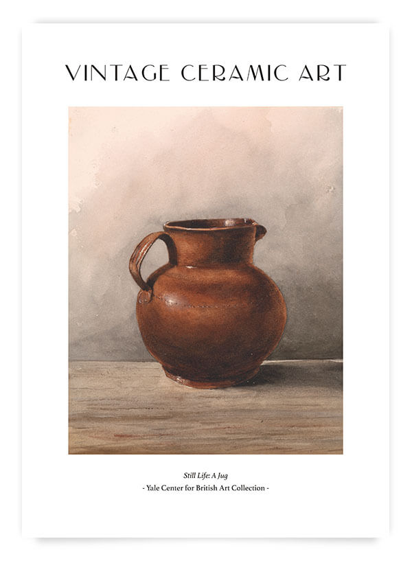 Vintage ceramic art | Poster