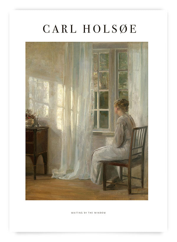 Carl Holsøe - Waiting by the window | Poster