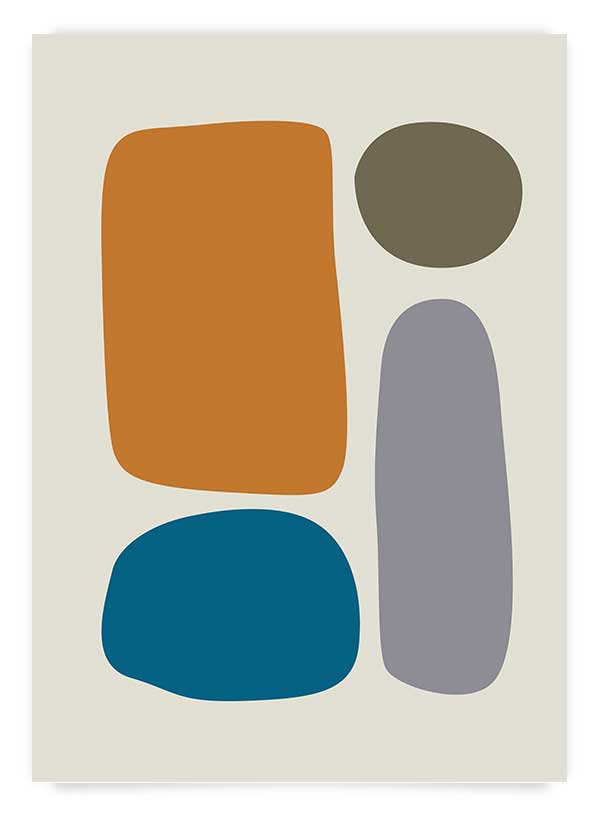 Modern Abstract Shape no.3 | Poster
