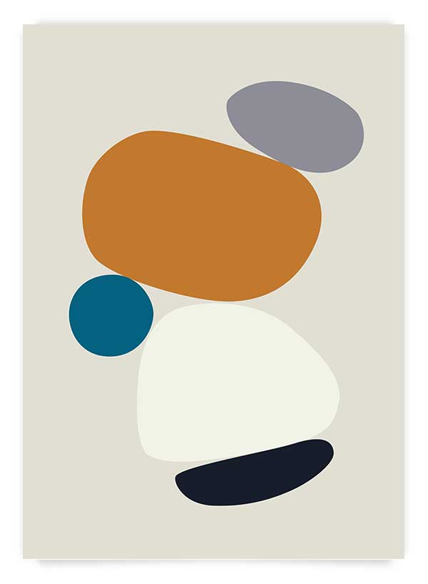Modern Abstract Shape no.1 | Poster