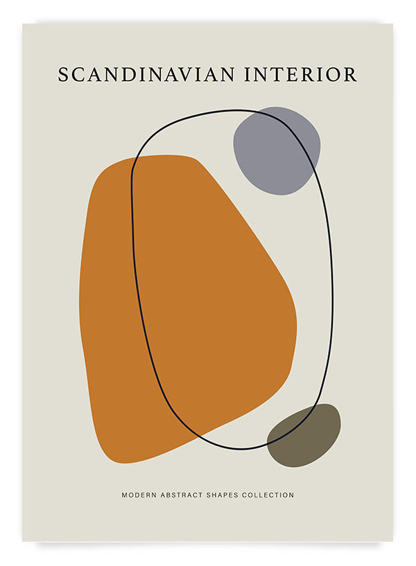Modern Abstract Shape no.2 | Poster