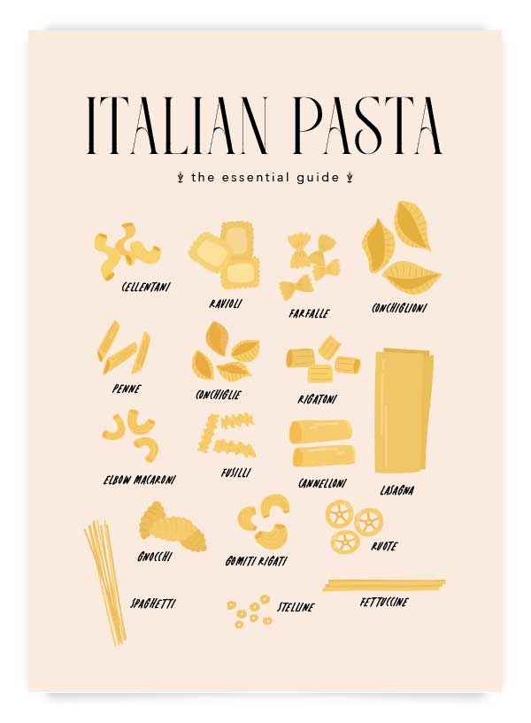 Italian pasta | Poster