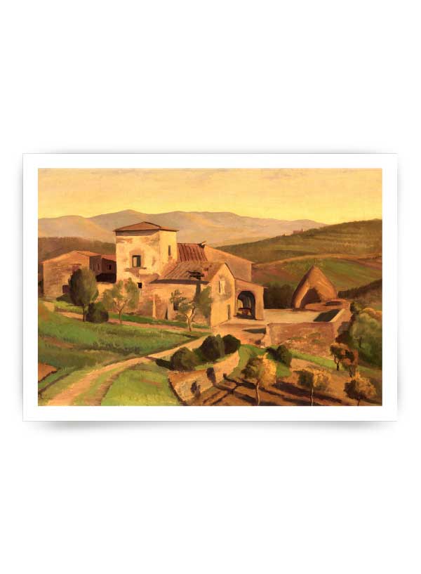 A Tuscan farm | Poster
