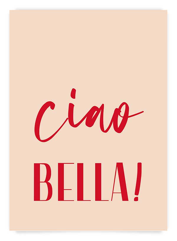 Ciao bella | Poster