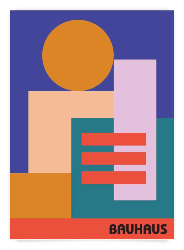 Bauhaus no.1 | Poster