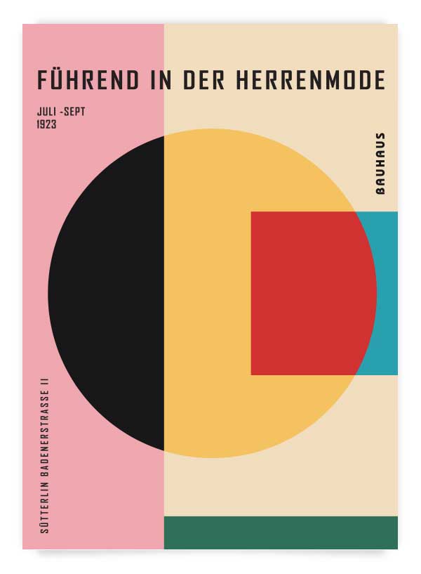 Bauhaus no.3 | Poster