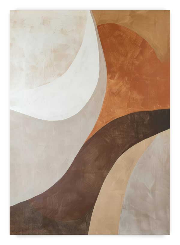 Abstract earth tones no.1 | Poster