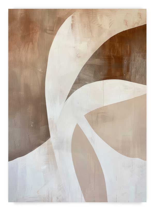 Abstract earth tones no.2 | Poster