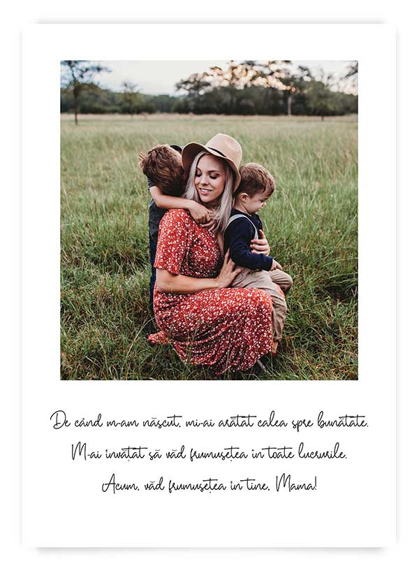 Cea mai buna mama | Poster personalizat