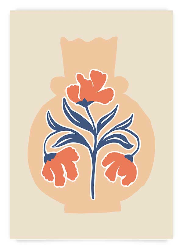 Peachy pot | Poster