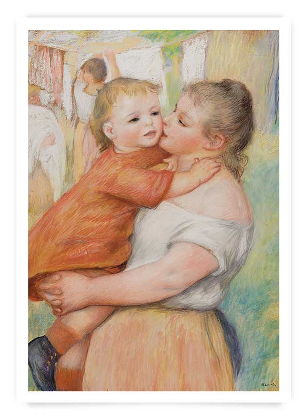 Renoir Mother and Child | Poster