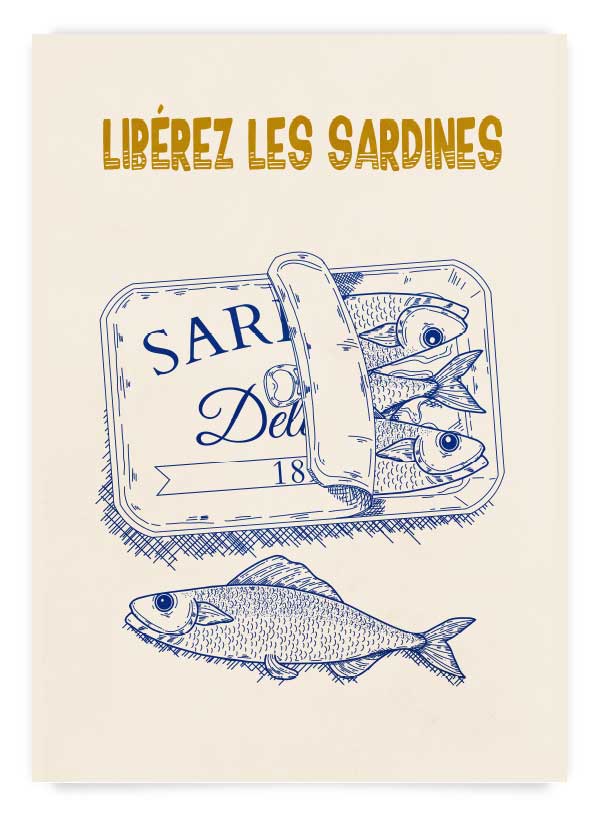 Les sardines | Poster