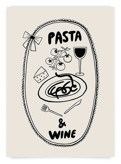 Pasta & wine | Poster