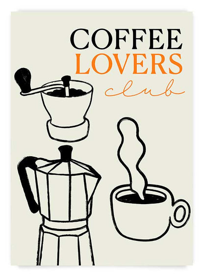 Coffee lovers club | Poster